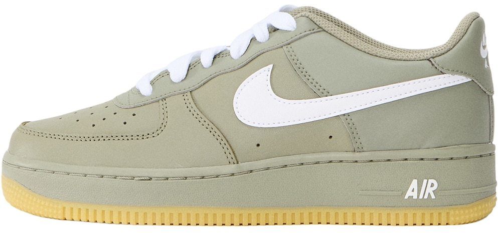 Nike Sportswear Tenisky 'AIR FORCE 1 LV8'  olivová / biela