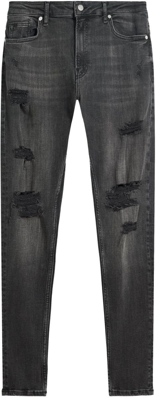 Bershka Džínsy  čierna