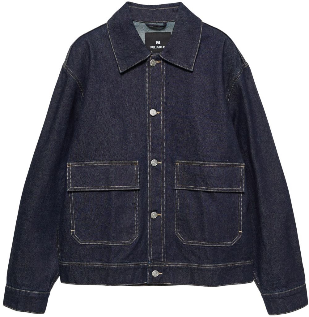Pull&Bear Prechodná bunda  námornícka modrá