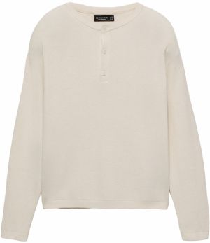 Pull&Bear Sveter  prírodná biela
