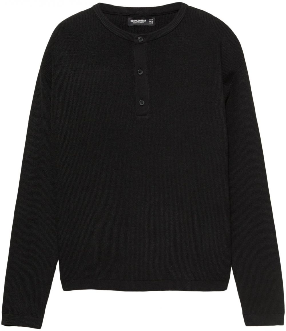 Pull&Bear Sveter  čierna