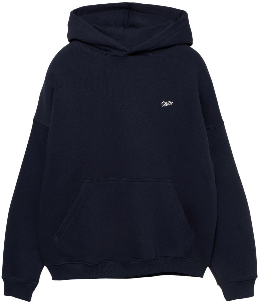 Pull&Bear Mikina 'STWD'  námornícka modrá / biela