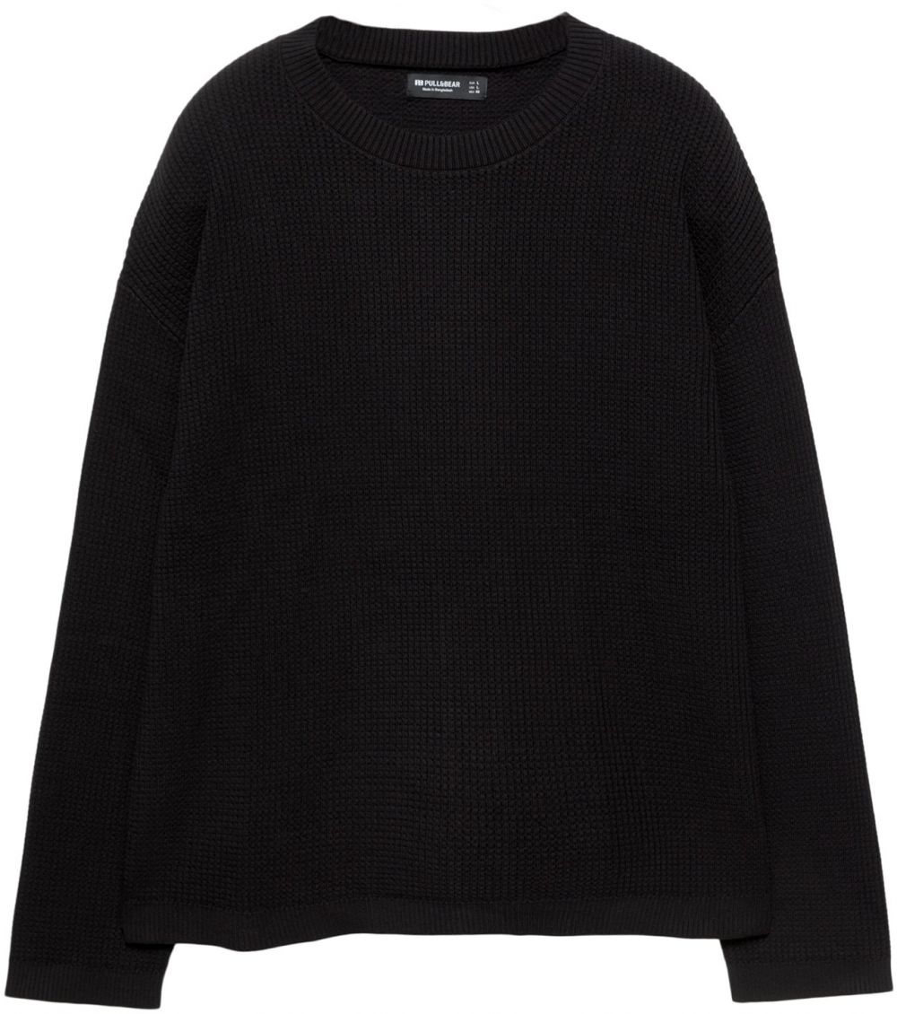 Pull&Bear Sveter  čierna