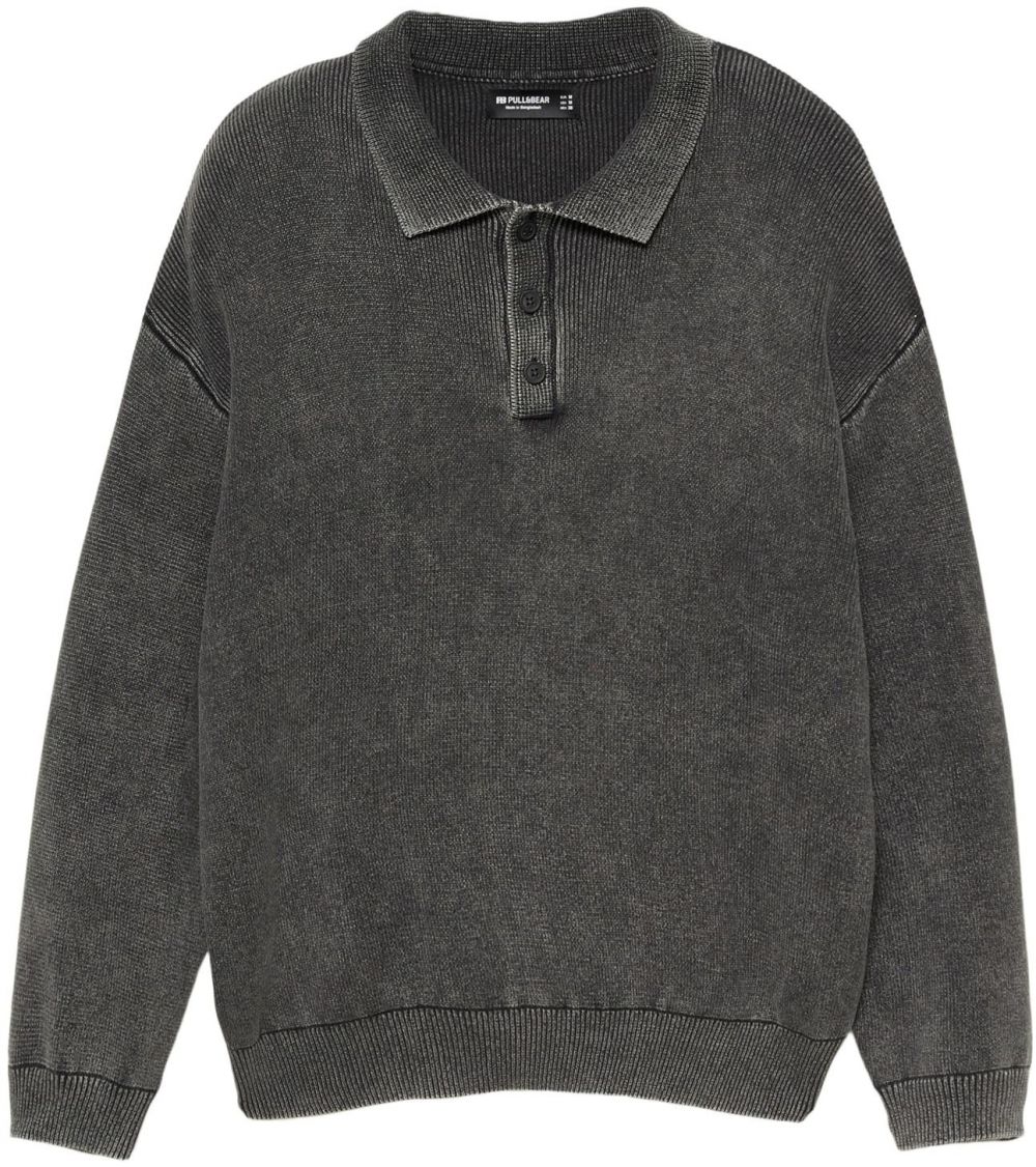 Pull&Bear Sveter  čierna