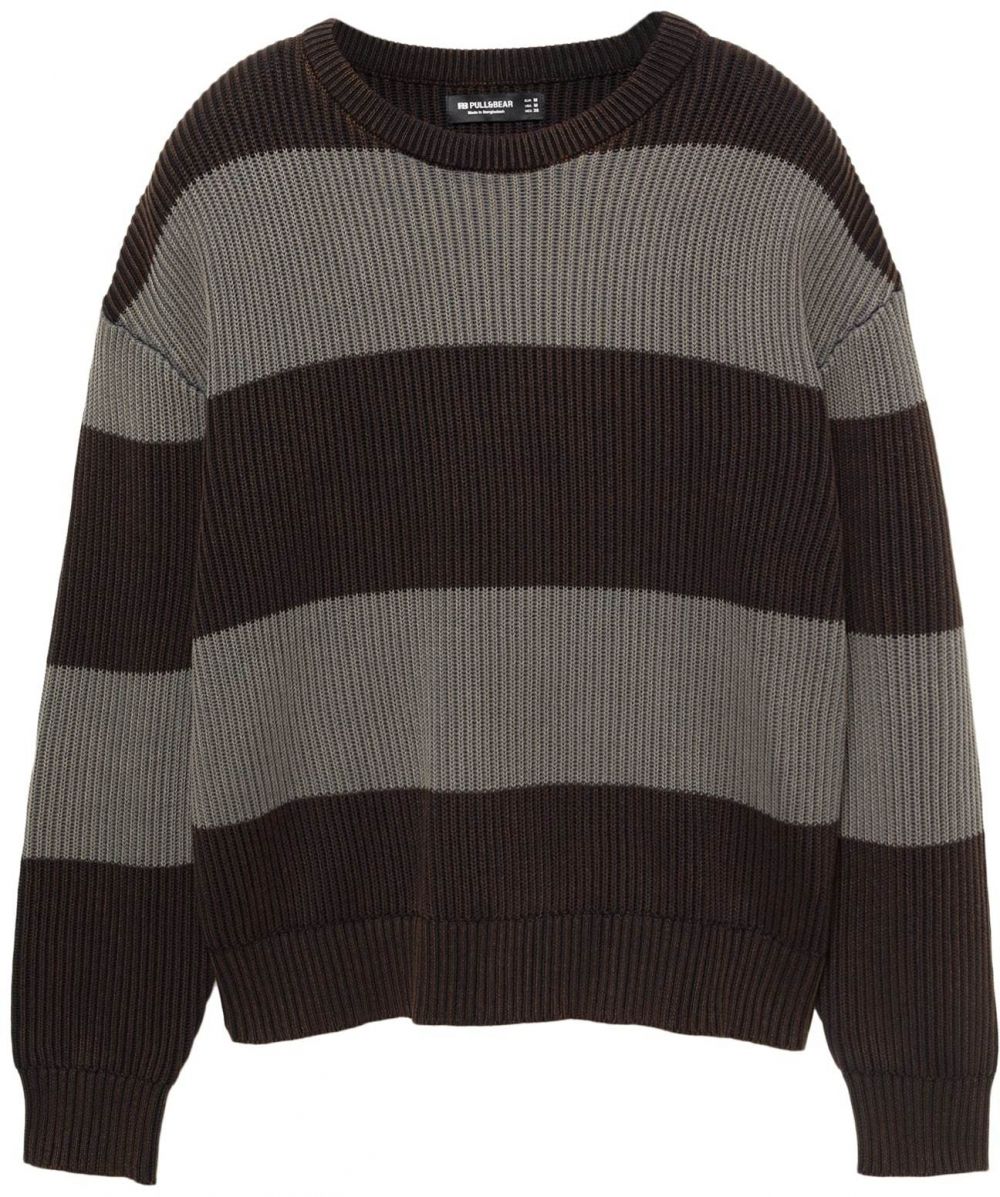 Pull&Bear Sveter  sivá / antracitová
