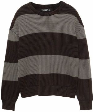 Pull&Bear Sveter  sivá / antracitová