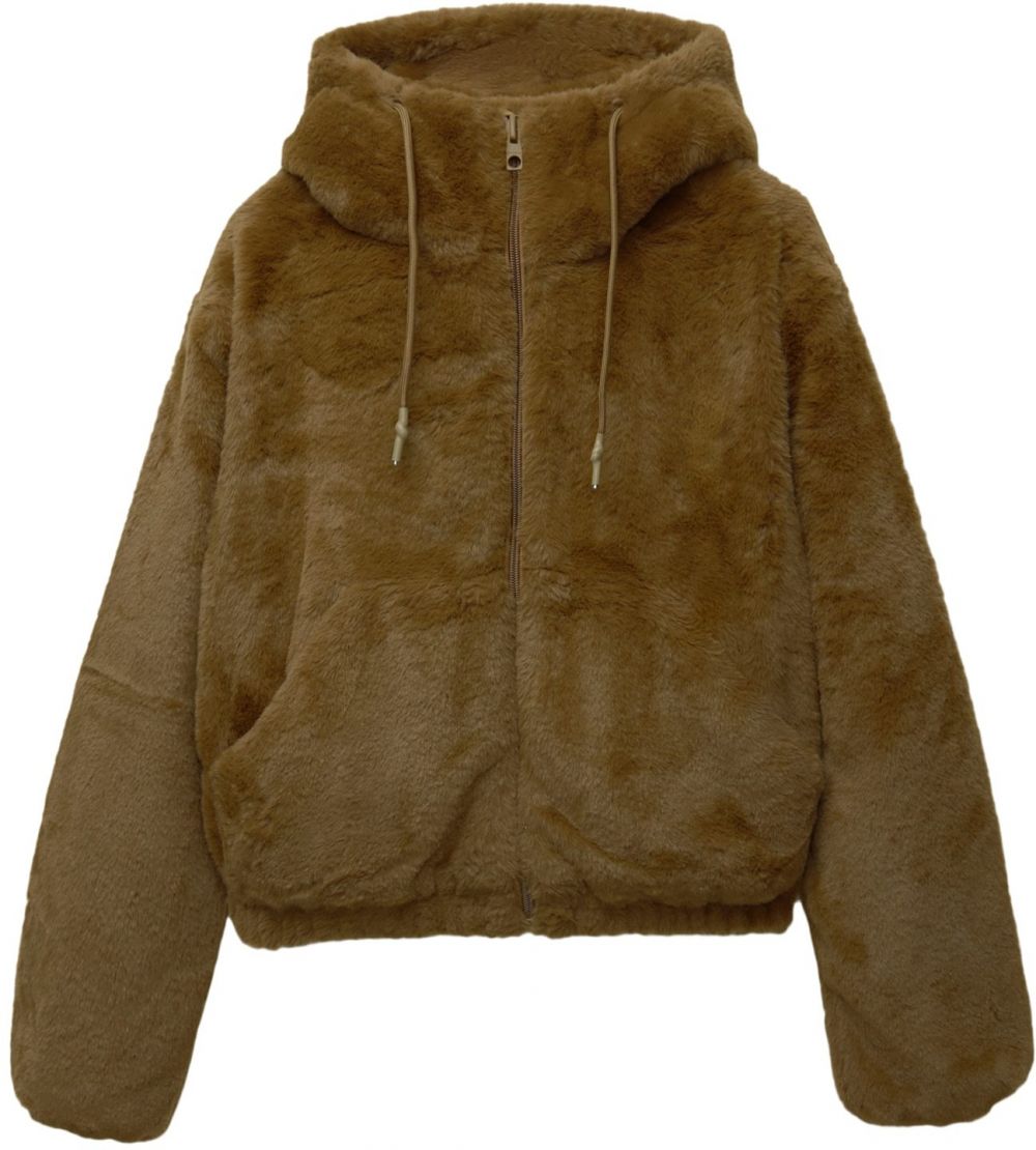 Pull&Bear Prechodná bunda  hnedá