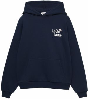 Pull&Bear Mikina  námornícka modrá / koňaková / čierna / biela