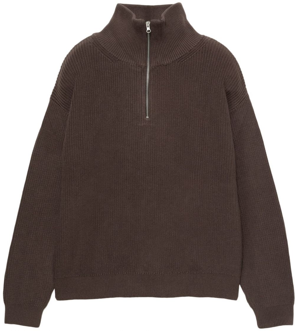 Pull&Bear Sveter  čokoládová