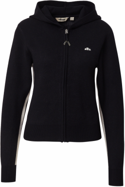 ELLESSE Kardigán 'Laneisa'  čierna / biela
