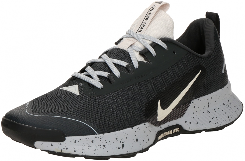 NIKE Bežecká obuv 'Juniper 3'  sivá / antracitová / sivobéžová / čierna