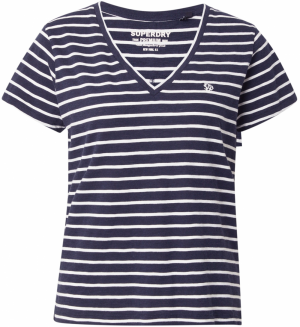 Superdry Tričko 'STUDIOS'  námornícka modrá / biela
