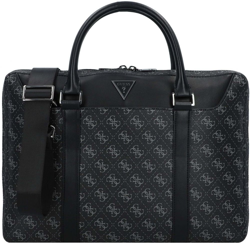 GUESS Taška na notebook 'MILANO LAPTOP BAG S'  sivá / čierna