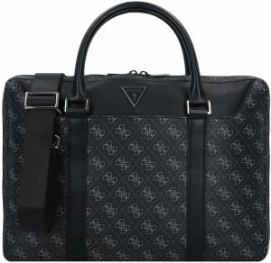 GUESS Taška na notebook 'MILANO LAPTOP BAG S'  sivá / čierna