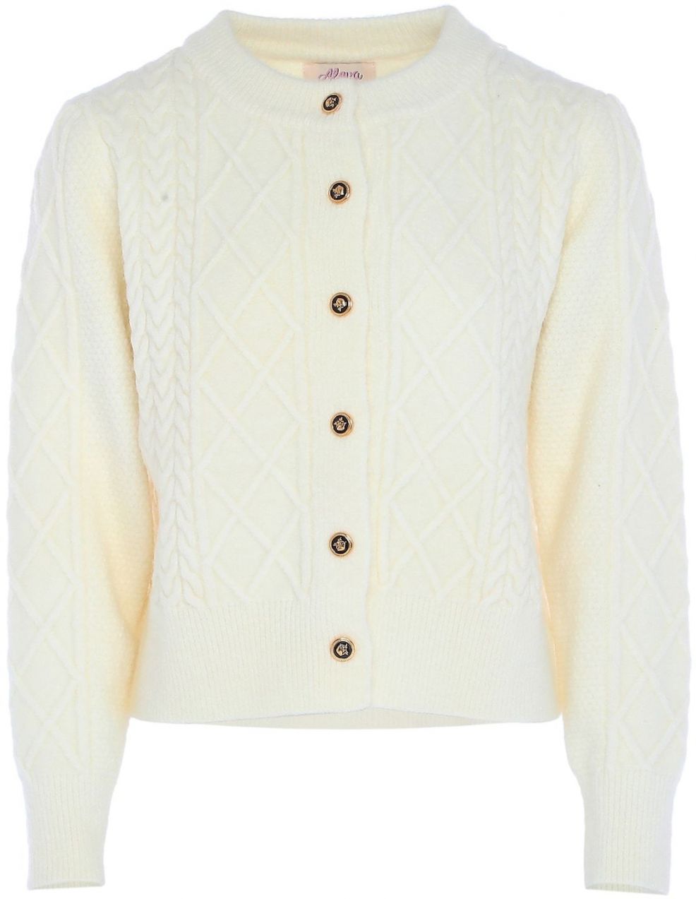 aleva Kardigán  biela ako vlna