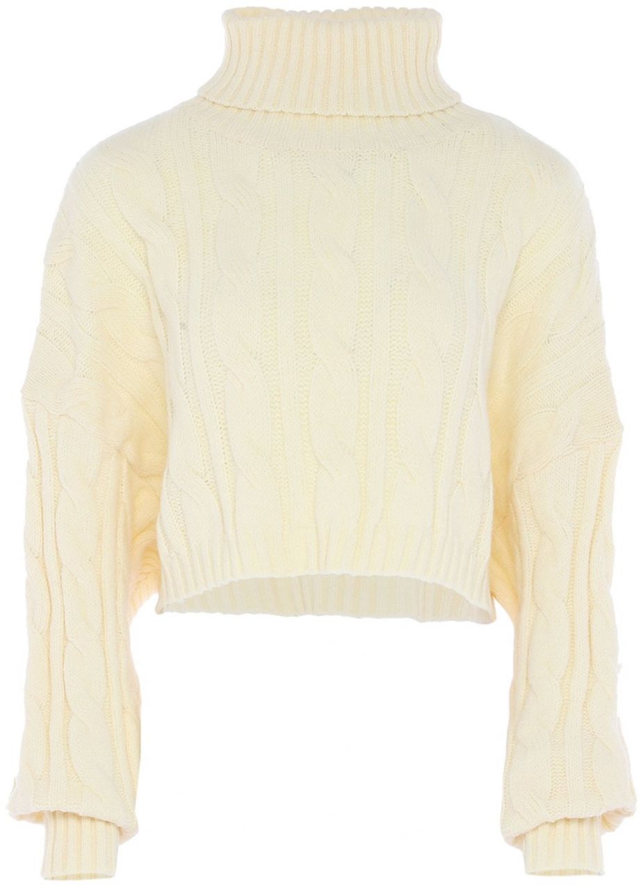 Libbi Sveter  biela ako vlna