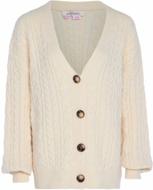 aleva Kardigán  biela ako vlna
