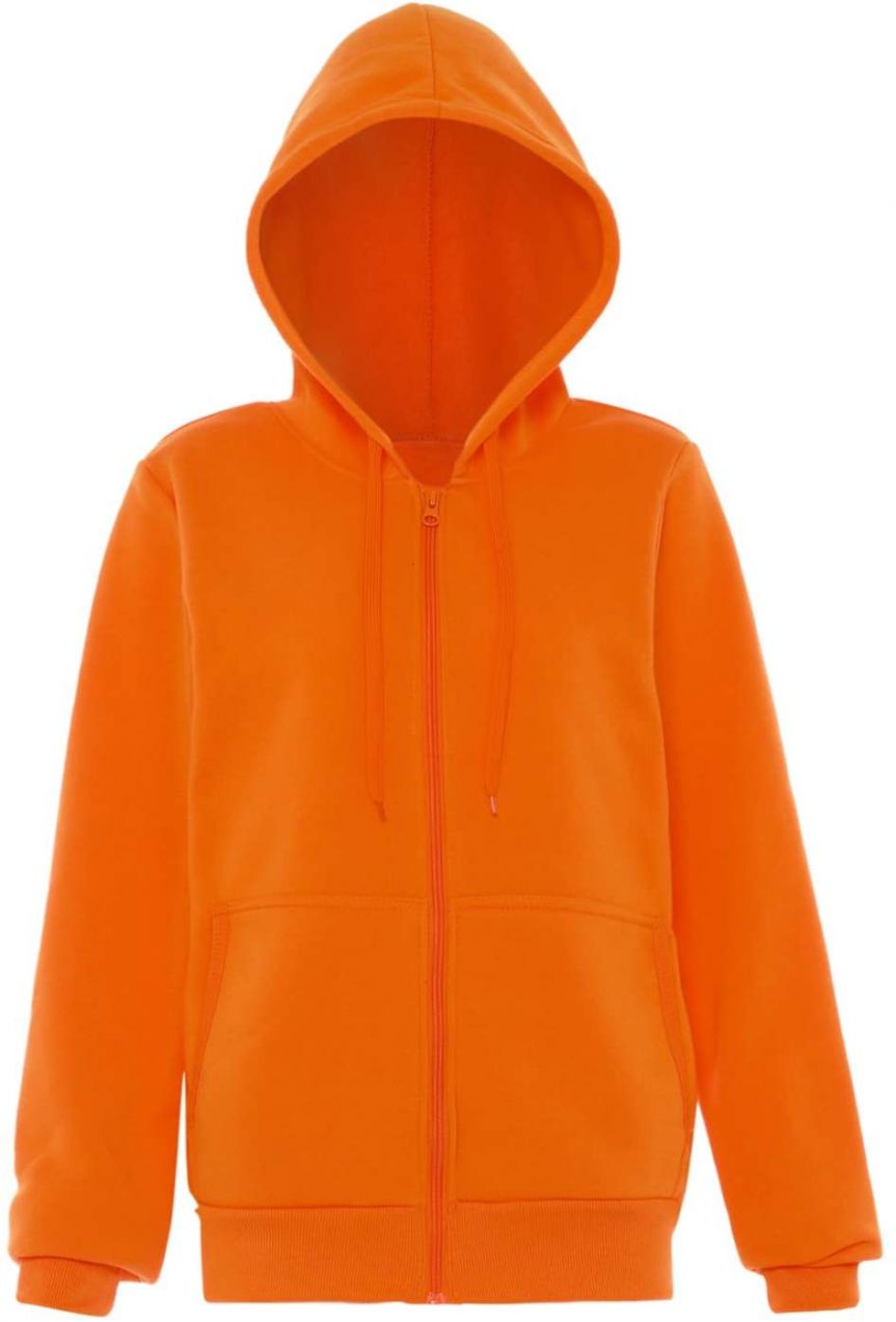 kilata Tepláková bunda  oranžová