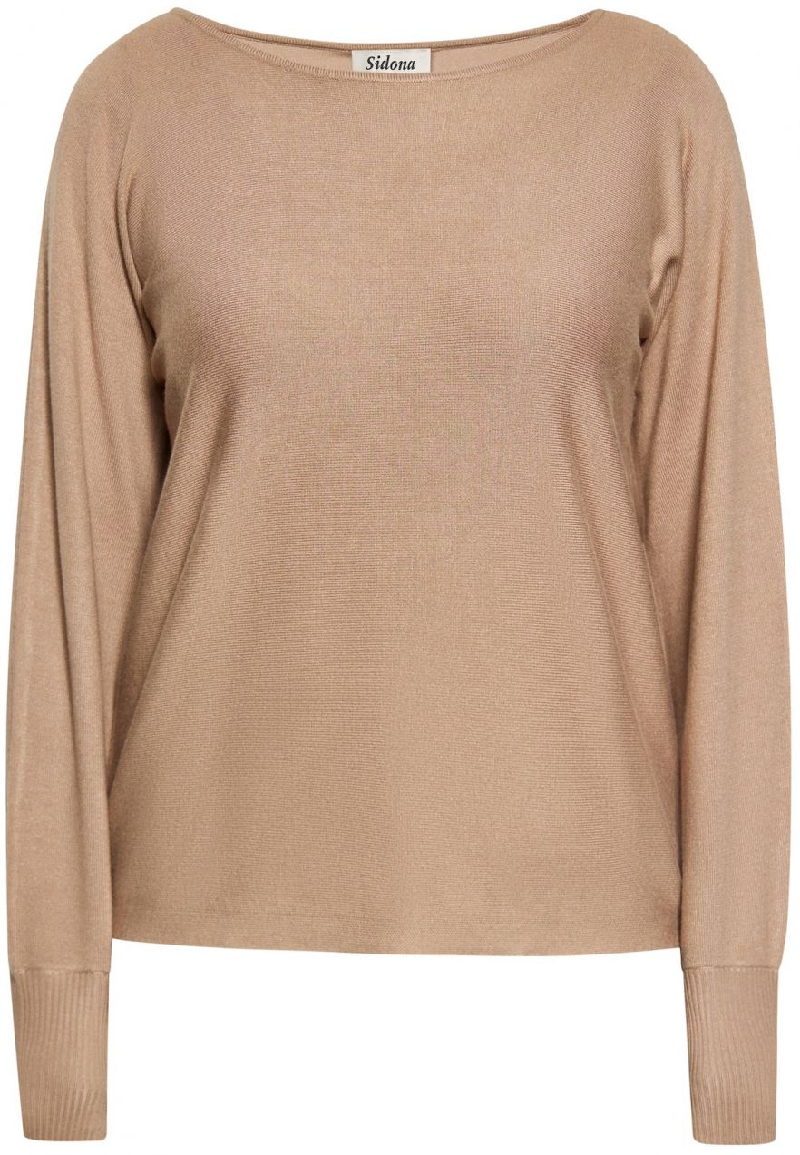 Sidona Sveter  žltohnedá