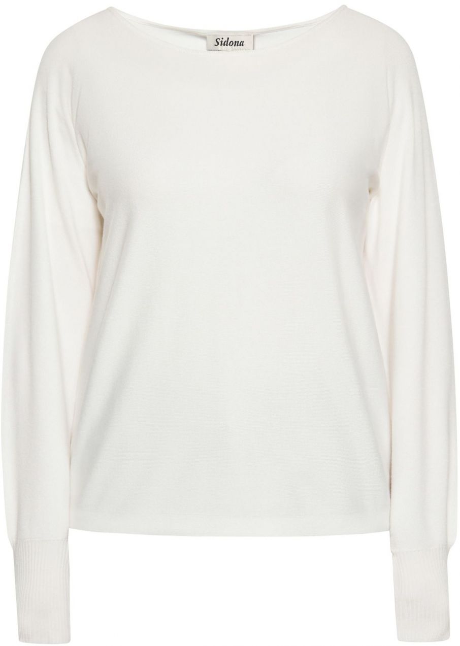 Sidona Sveter  biela ako vlna