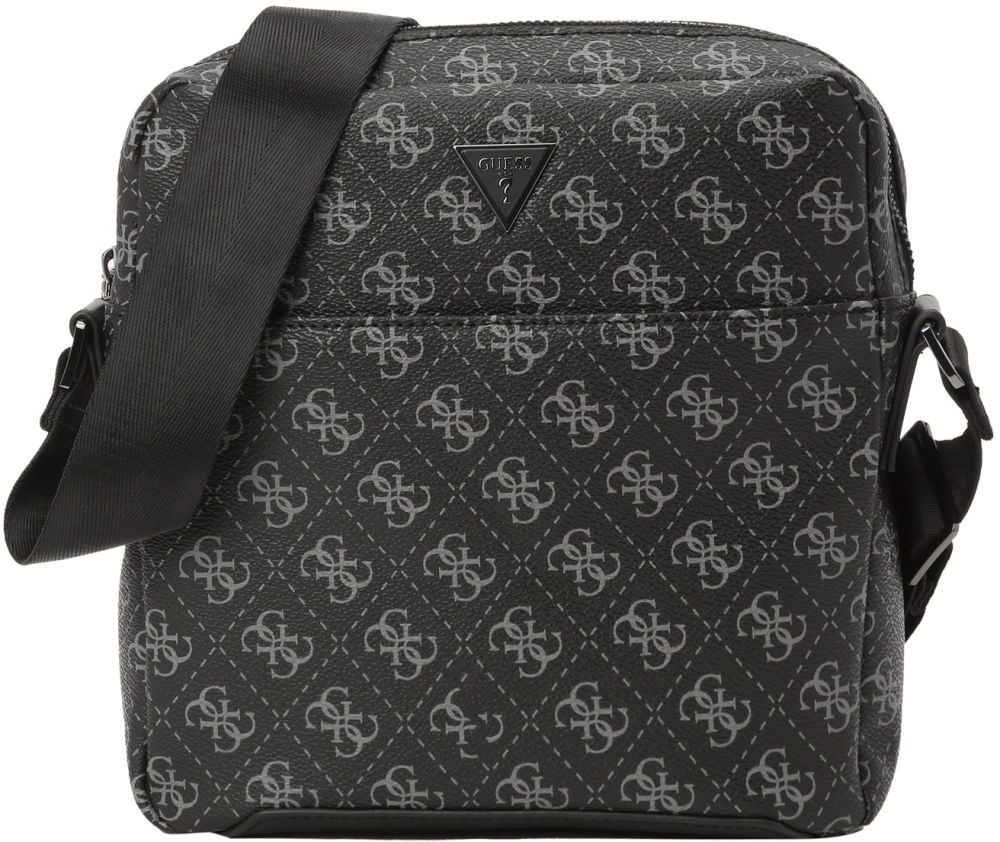 GUESS Taška cez rameno 'MILANO CROSSBODY'  sivá / čierna