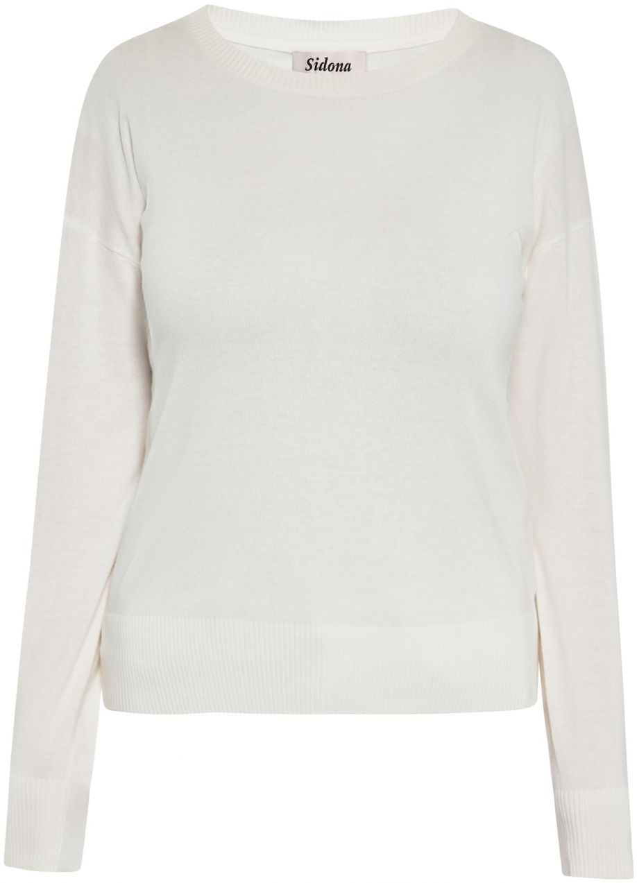 Sidona Sveter  biela ako vlna