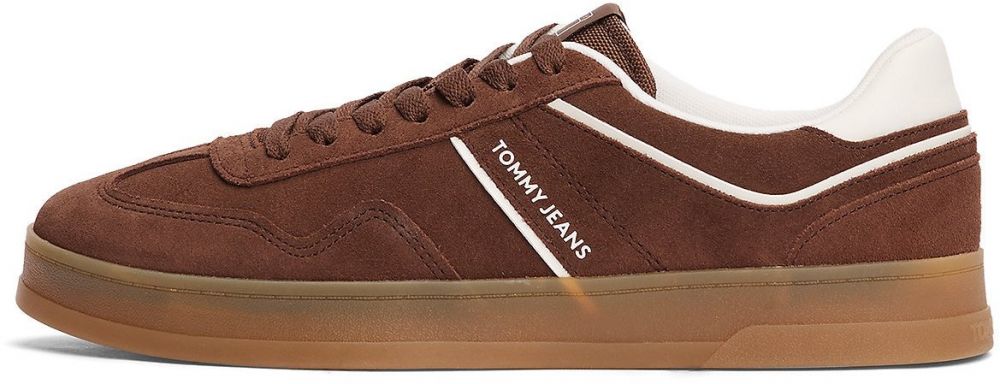 Tommy Jeans Nízke tenisky 'The Greenwich'  hnedá / biela