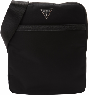 GUESS Taška cez rameno 'MILANO CROSSBODY FLAT'  čierna