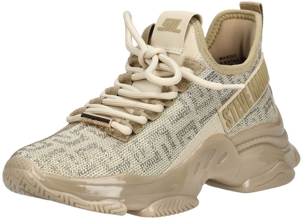 STEVE MADDEN Nízke tenisky 'Maxout'  béžová / piesková / sivá
