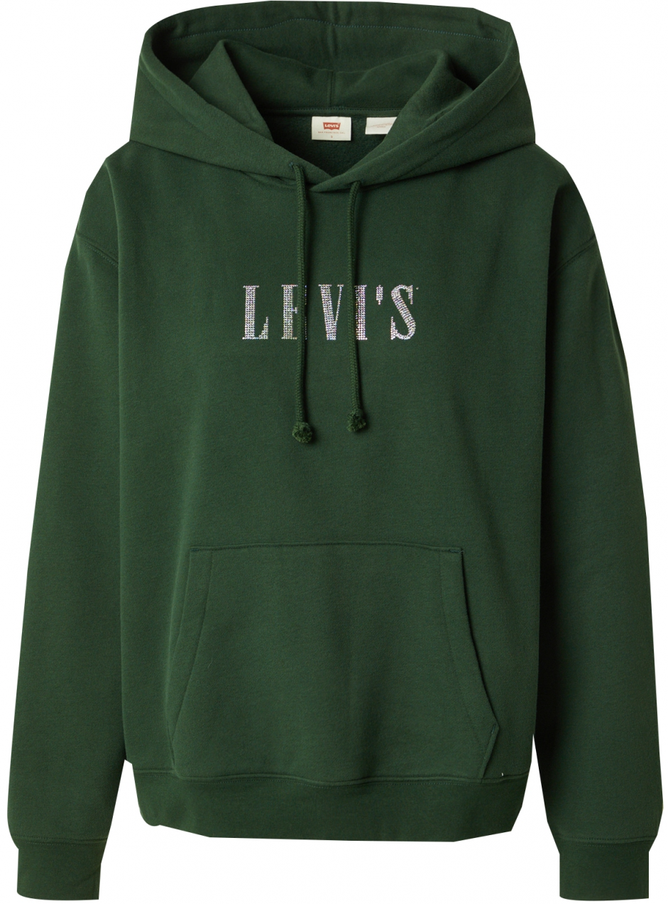 LEVI'S ® Mikina 'Everyday Hoodie'  tmavozelená