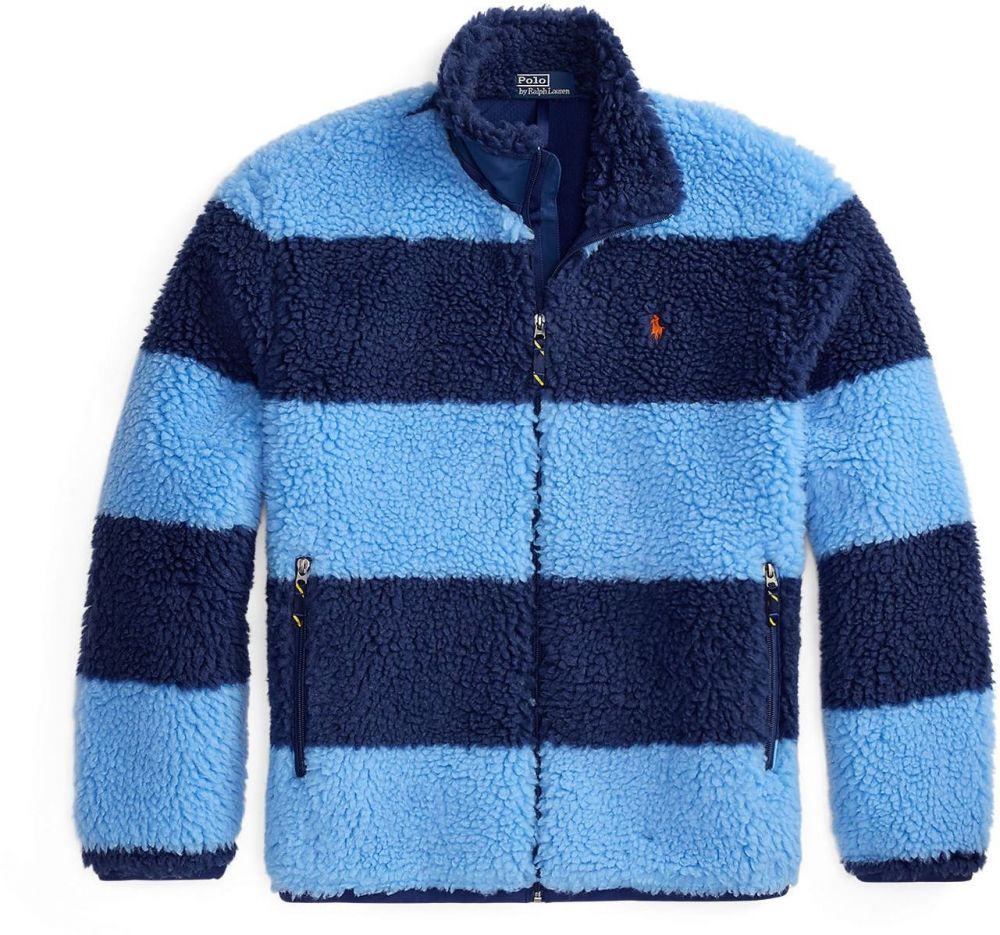 Polo Ralph Lauren Flisová bunda  modrá / svetlomodrá