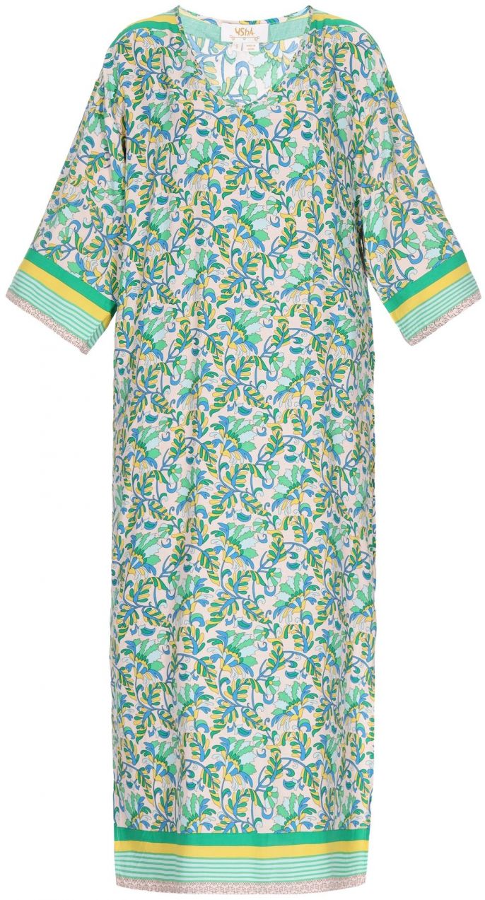 Gaya Šaty 'Boho'  krémová / citrónová / mätová / svetlozelená