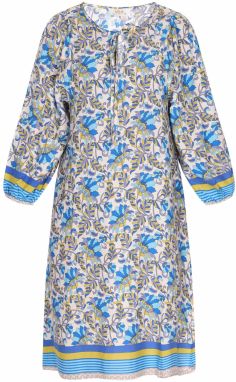 Gaya Šaty 'Boho'  modrá / svetlomodrá / žltá / šedobiela