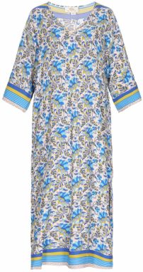 Gaya Šaty 'Boho'  modrá / svetlomodrá / žltá / šedobiela