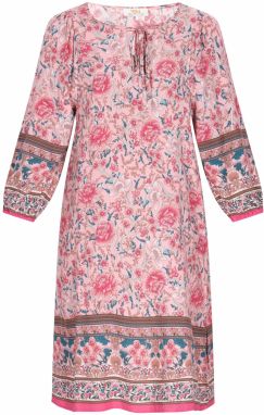 Gaya Šaty 'Boho Fashion'  hnedá / petrolejová / ružová / ružová