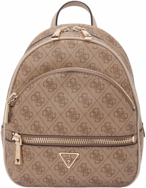 GUESS Batoh 'MANHATTAN II BACKPACK'  hnedá / brokátová