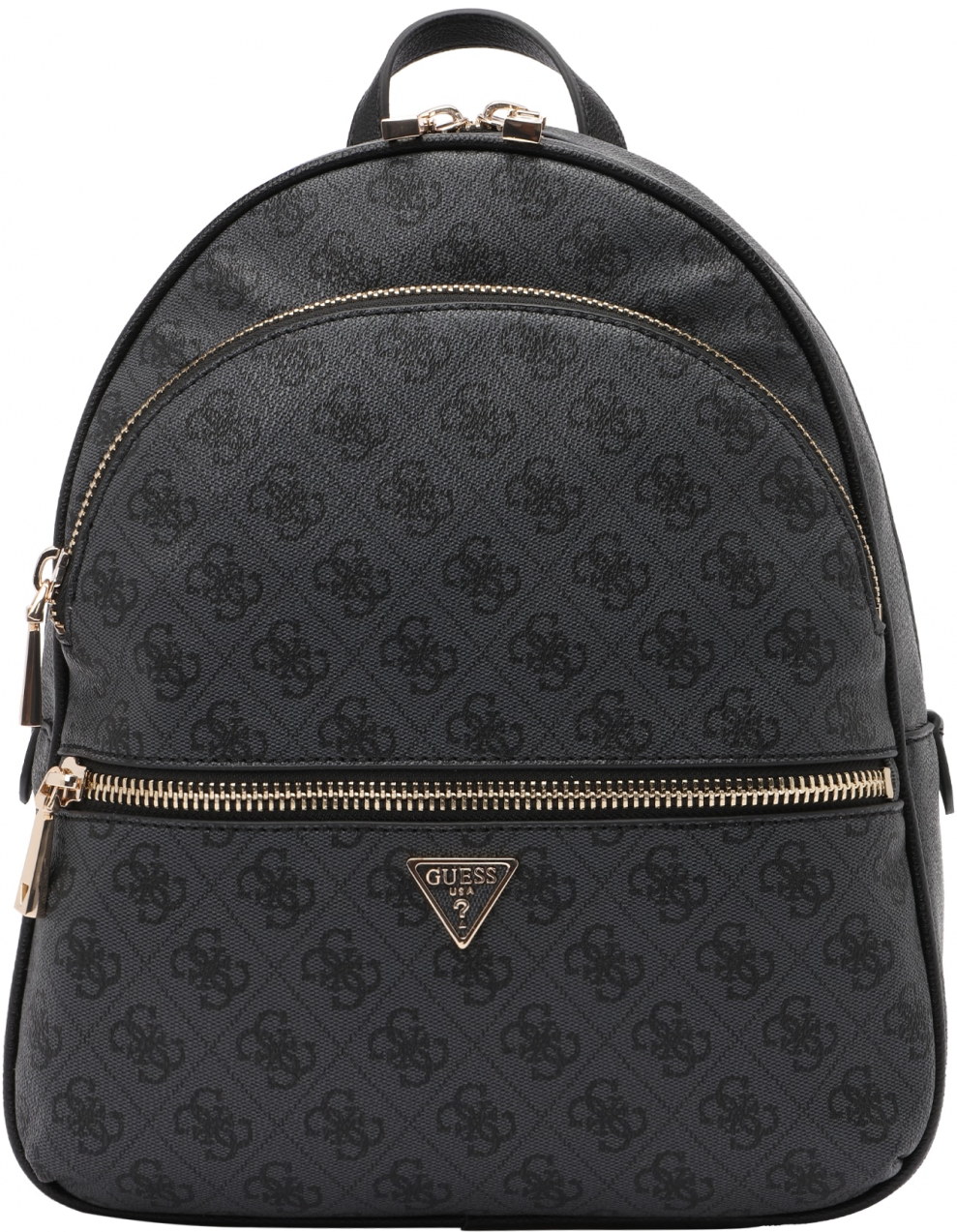 GUESS Batoh 'MANHATTAN II LARGE BACKPACK'  čadičová / čierna