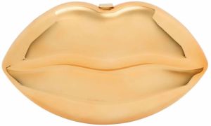 KRZY Listová kabelka  šampanské