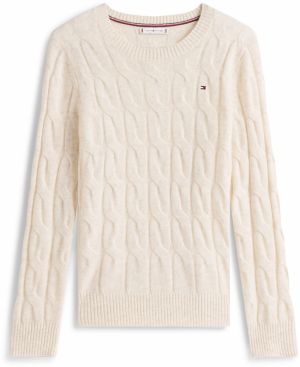 TOMMY HILFIGER Sveter  svetlobéžová