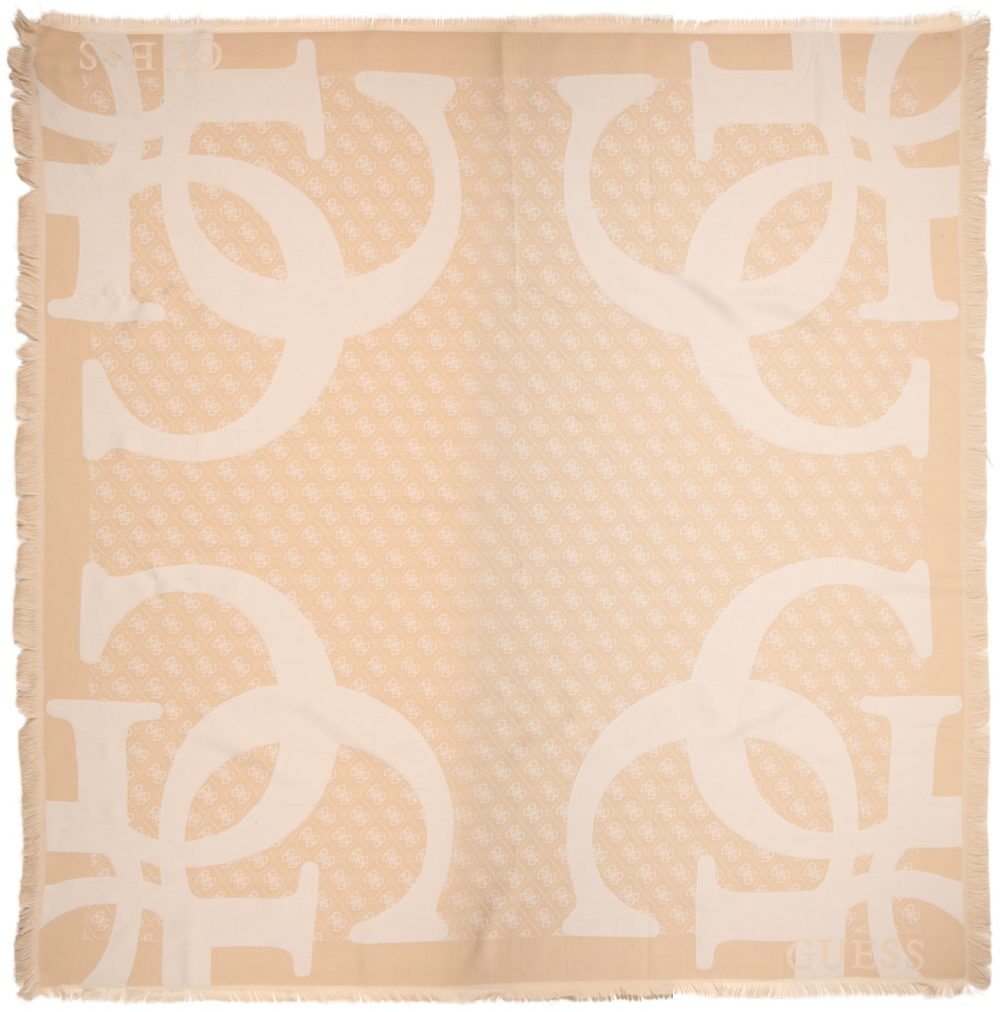 GUESS Šatka 'JACQUARD KEFIAH 135X135'  žltá / pastelovo žltá