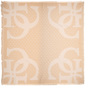 GUESS Šatka 'JACQUARD KEFIAH 135X135'  žltá / pastelovo žltá