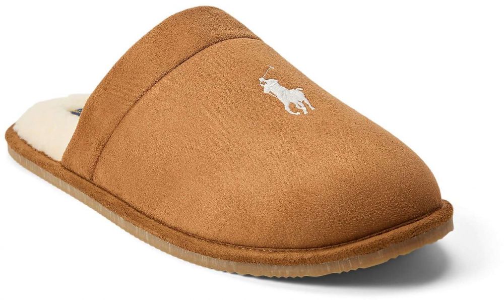 Polo Ralph Lauren Papuče 'KLARENCE'  svetlohnedá