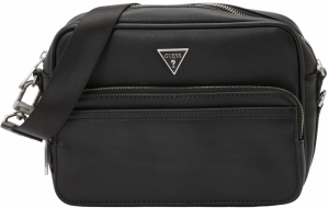 GUESS Taška cez rameno 'MILANO CROSSBODY DOUBLE ZIP'  čierna