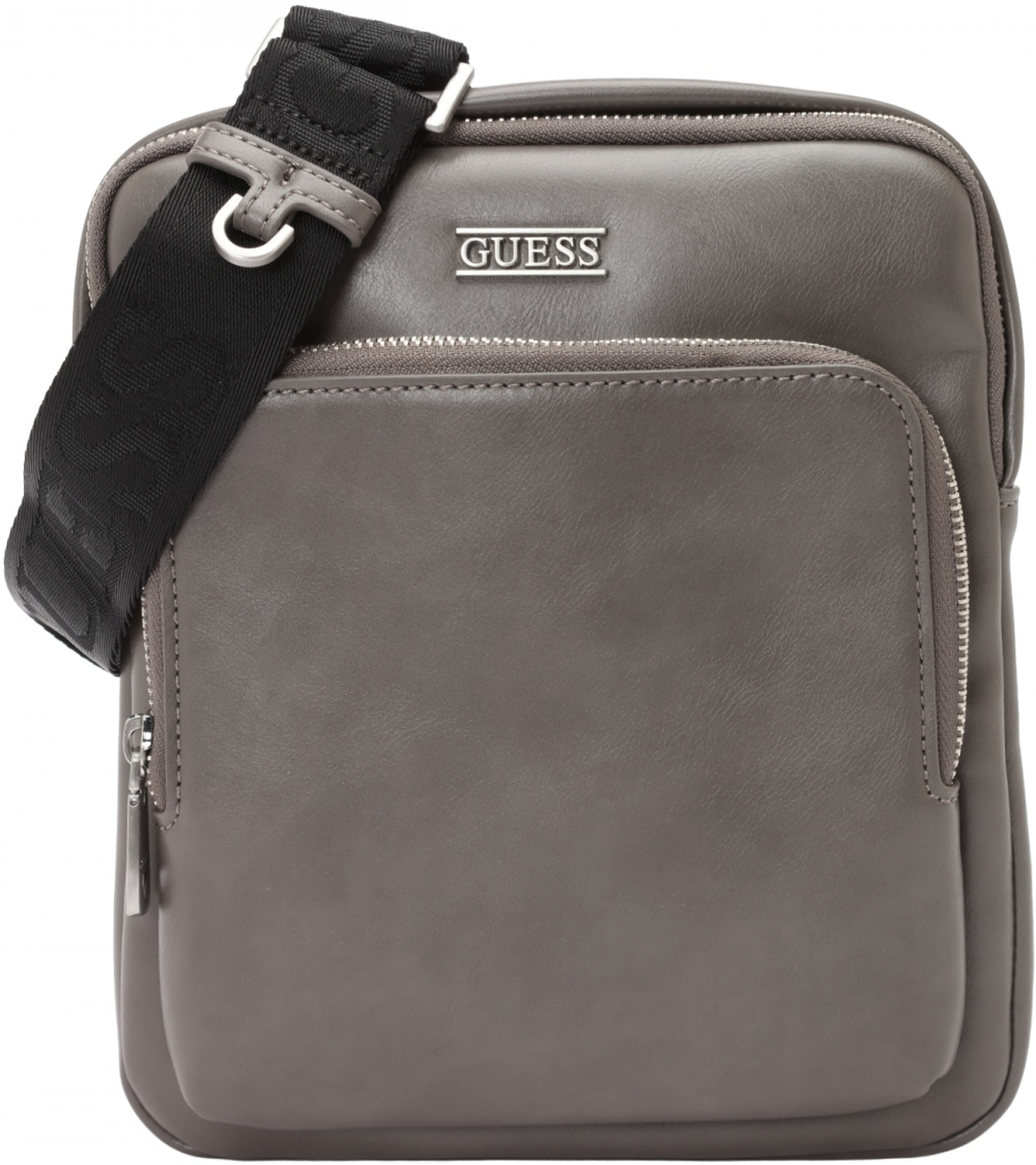 GUESS Taška cez rameno 'BOSTON CROSSBODY FLAT'  tmavošedá