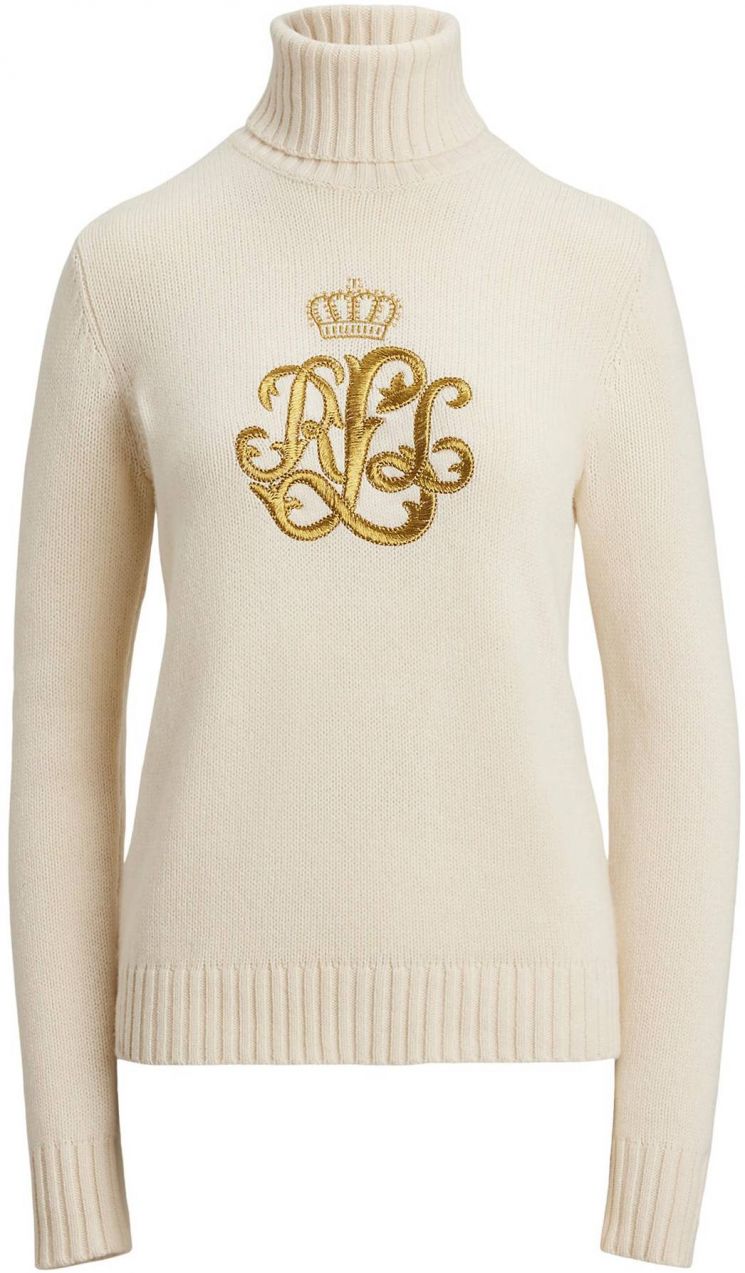 Lauren Ralph Lauren Sveter 'KEXLEY'  krémová / zlatá