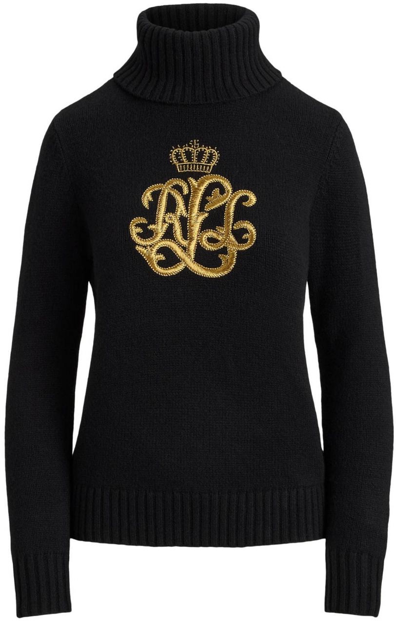 Lauren Ralph Lauren Sveter 'KEXLEY'  zlatá / čierna