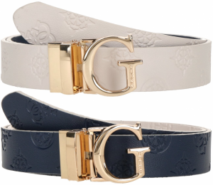 GUESS Opasky 'TISHA ADJ&REV PANT BELT'  nebielená / tmavomodrá