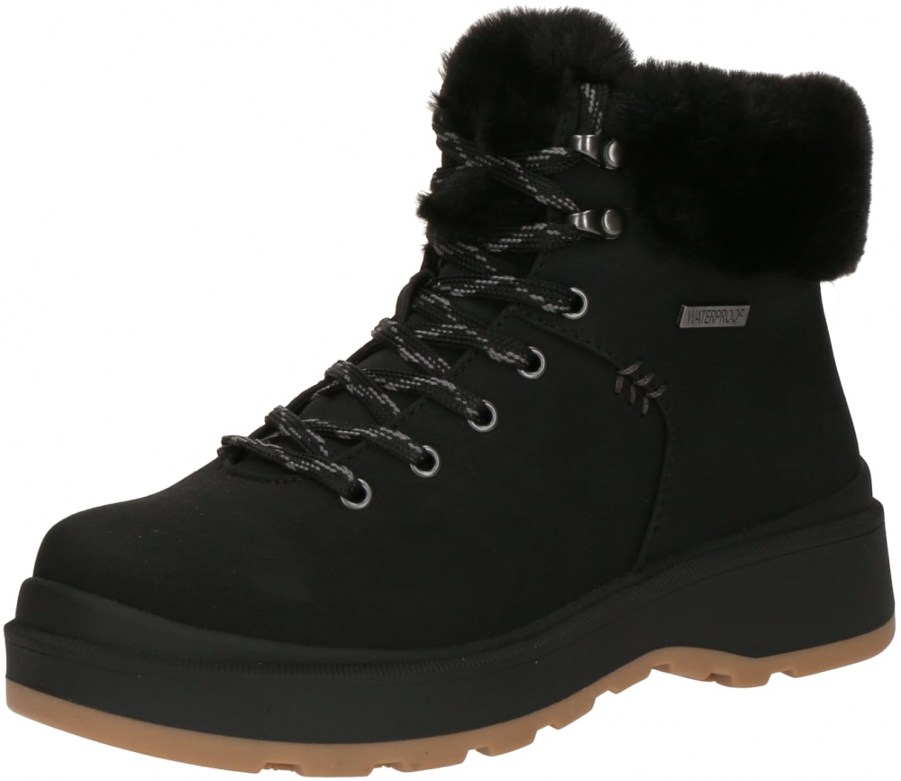SKECHERS Šnurovacie členkové čižmy 'PARK CITY'  čierna
