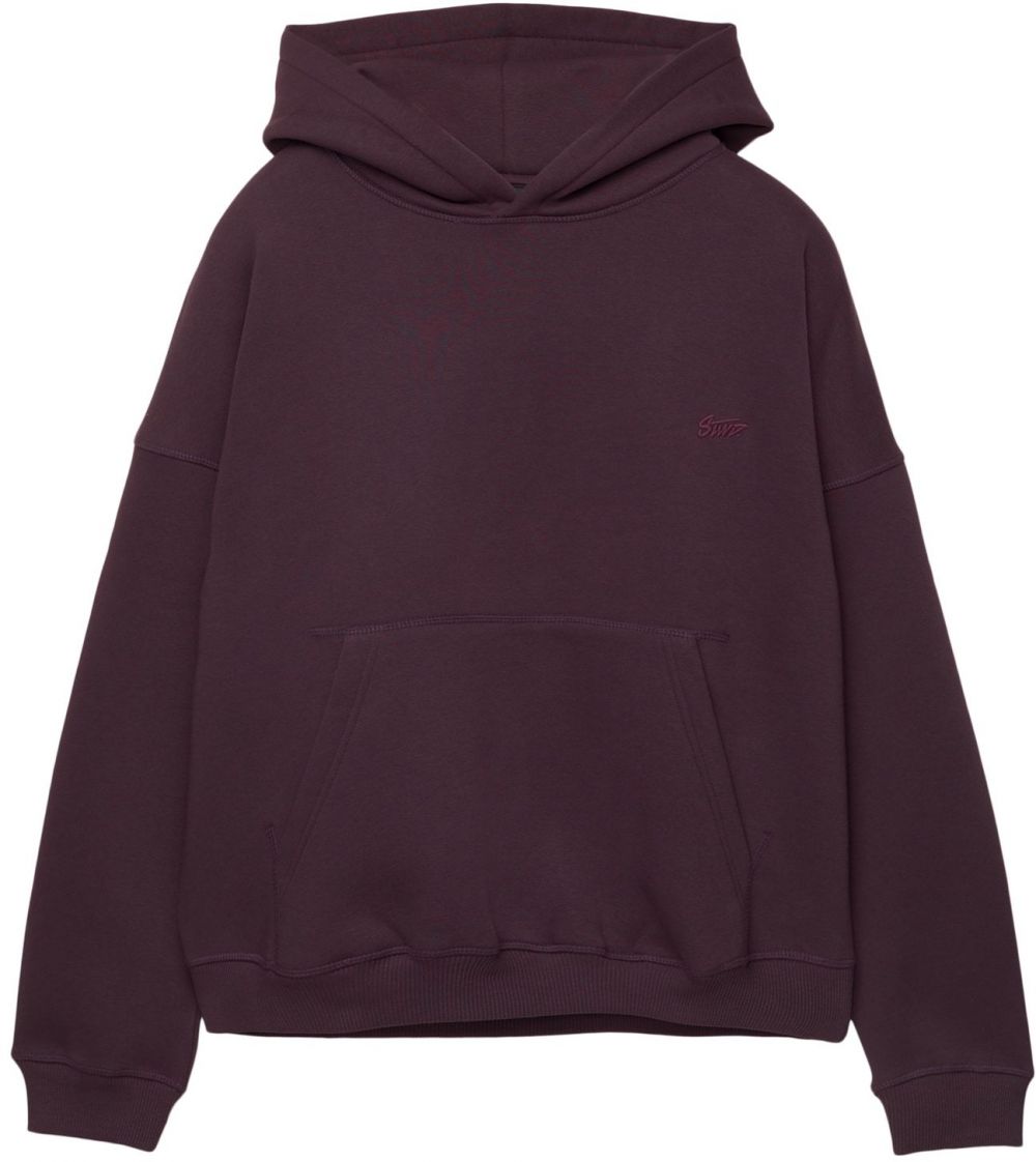 Pull&Bear Mikina 'STWD'  rosé / bordová