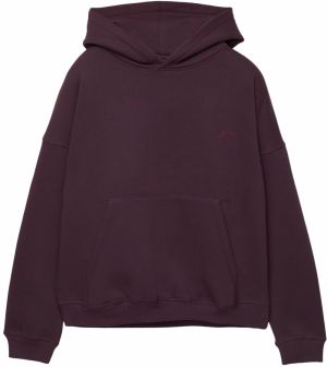 Pull&Bear Mikina 'STWD'  rosé / bordová